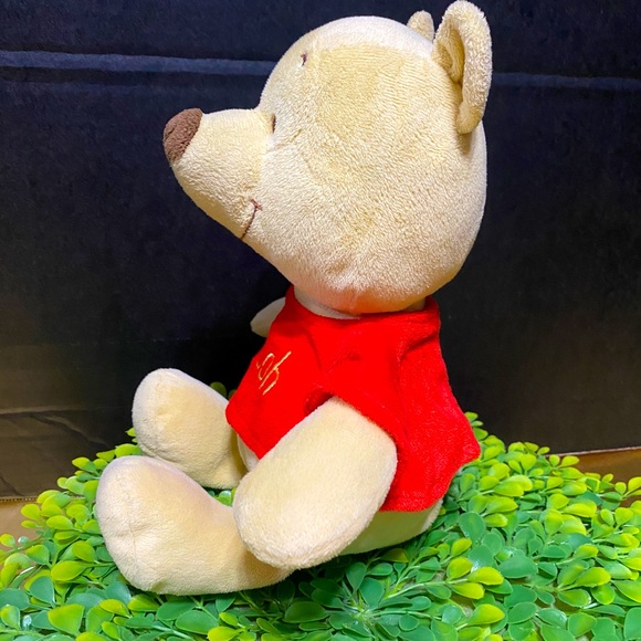 DISNEY BABIES WINNIE THE POOH PASTEL PLUSH RATTLES & EARS CRINKLE 12” - Picture 3 of 13